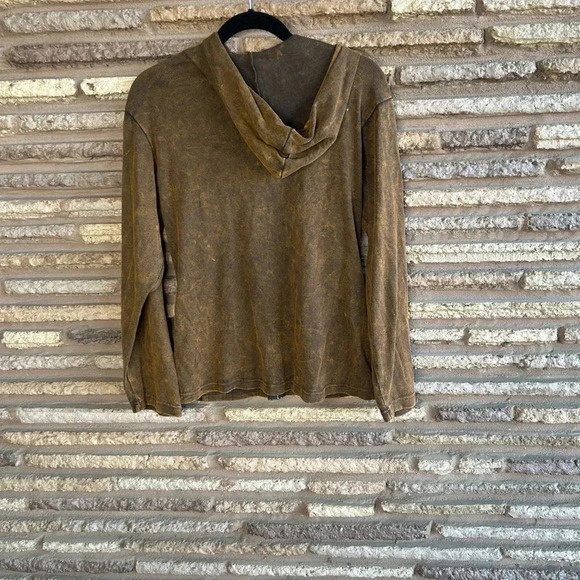 Karma Circle USA Embroidered Full Zip Hoodie Sweatshirt Made in Nepal Size M - Picture 3 of 8